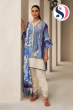 SAN SAFINAZ MUZLIN White Blue top Salwar Kameez